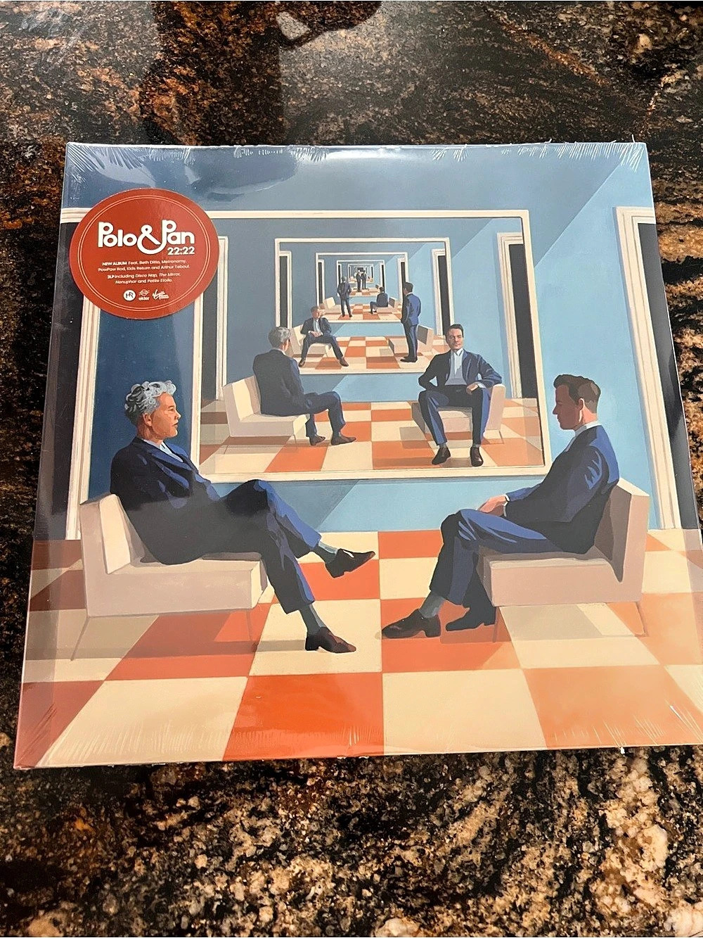 Polo & Pan 22:22 Vinyl Record Album NWT Blue & Orange